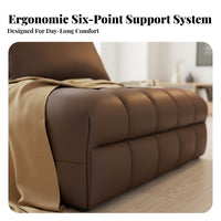 Japanesedesign Foldable Floor Mattress Multi-Functional transformable Foam Block Chair Space-Saving Sofa Bed lengthenable for Apartment Dwellers, Students, Young Adults, Small Spaces, Living Room, Bedroom