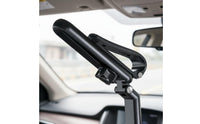 Shockproof Sun Visor Phone Mount Universal Compatibility Fasten-on Phone Holder Eye-Level View Mobile Accessory 360° Rotatable for Kitchen