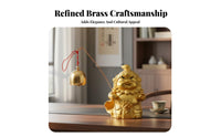 Stick-on Cartoon Door Announcement Crisp and Pleasant Sound Brass Shopkeepers Alarm Door Opening Announcement Alarm Non-Electric
