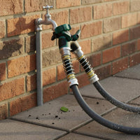 Anti-Kink Garden Hose Y Connector Leak Proof Y Hose Splitter Threaded Connection Faucet Splitter Heavy Duty for Irrigation