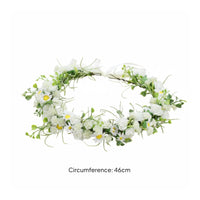 Bohemian Design Bridal Floral Headpiece Elegant Design Floral Headband Lightweight for Brides, Bridesmaids, Graduation, Weddings