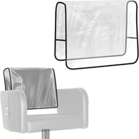 2 Pieces Clear Salon Chair Cover Stain-Resistant Salon Chair Cover