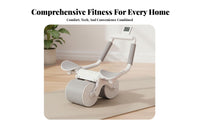 Automatic Return Ab Wheel Anti-Slip Wheels Elbow Support Abdominal Exercise Wheel Abdominal Exercise Wheel Ergonomic Design