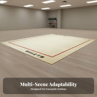 Rhythmic Gymnastics Mat Shock-Absorbing Floor Exercise Carpet Non-Slip Fighting Arts Carpet for Gymnasts, Cheerleaders, Stage, Gymnasium, Training