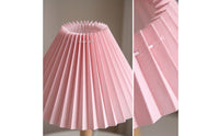 Easy to Install Tapered Pleated Lampshade Decorative E27 Pleated Shade Soft Textile Lampshade with Iron Frame Resilient for Homeowners, Bedrooms, Hotels, Pendant Lights