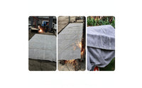 Heat Resistant Leather Hot-Work Blanket Fire Retardant Hot-Work Blanket Thick Safety Mat Reinforced for Workshop