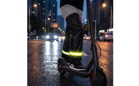 2 Pieces Rain Gaiters Waterproof Gaiters with Reflective Strip Leg Cover Rainproof Apparel Water-Repellent for Cyclists