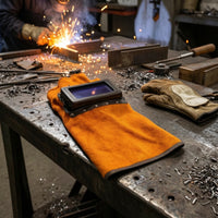 Welding Hood with Flip-up Lens Flame Resistant Welding Hood with Flip-Open Lens Headwear Full-Coverage Safety for Welders