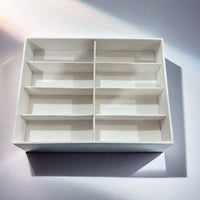 Eyewear Organizer with 8 Compartments Stylish Eyeglass Storage Box Long-Lasting