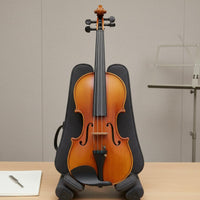 4/4 Violin Fine Tuners Full-Size Violin String Instrument Glossy Brown