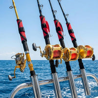 6-Piece Fishing Bait Sleeve Set with Bait Wrapping Bands for Fishing Rods