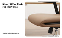 Ergonomic Rolling Seat Height Adjustable Highspine Support Rotating Chair With Armrests sturdyDuty Base for Conference Room