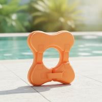 Inflatable Baby Swim Buoyancy Aid with Straps Supportive Underarm Swim Buoyancy Aid Padded Comfortable for Babies, Toddlers, Kids, Beach, Pool Time