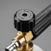 Car Cleaning Foam Sprayer for Professional Wash, Heavy Duty Brass Foam Lance for Detailing, Adjustable Pressure 1L Bottle, High Capacity Tool
