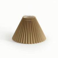 Easy to Install Tapered Pleated Lampshade Decorative E27 Pleated Shade Soft Textile Lampshade with Iron Frame Resilient for Homeowners, Bedrooms, Hotels, Pendant Lights