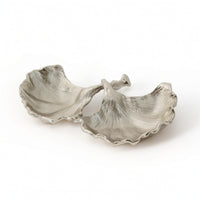 Metal Leaf Tray Textured Leaf Tray Elegant for Coffee Table, Console