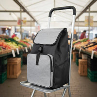 Shopping Trolley Replacement Bag Sturdy Material Shopping Cart Replacement Bag Multiple Pockets Secure Fastening for Seniors