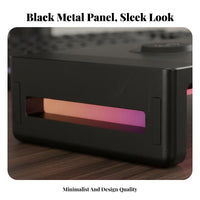 Adjustable Riser with Charging Hub Built-in Universal Serial Bus Ports Adjustable Display Screen Stand Underneath Storage Desk Organizer for Students