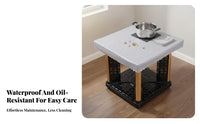 Heat-Resistant Waterproof Tablecloth Easy to Clean Oil-Proof Table Protector Anti-Scald for Families with Kids, Kitchen, Restaurant, Parties