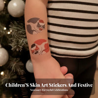 Made with Soybean Ink these tattoosed skin art Sheet Waterproof Assorted Cartoon skin art Set child-safe Temporary skin arts for young children, educators, Parents, Halloween, Christmas, Holiday Celebrations, Goodie Bags