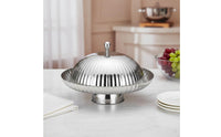 Dessert Cloche Tray Nordic Style Covered Serving Tray Luxury Look Stainless Steel Dessert Platter Dish for Buffet, Restaurant