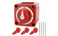 Manual Rotary Battery Disconnect Switch Parasitic Drain Protection Battery Disconnect Switch Surface-Mount Compact for Vehicles