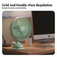 Stable Base Small Oscillating Fan Adjustable Tilt Head Oscillating Personal Fan Easy to Clean Portable Fan Circulator Multi-Speed Control for Office Workers, Students, Bedside, Bedroom, Dorm Room