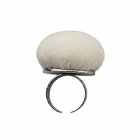 Embroidery Ring Holder Needle Organizer Pincushion Velvet Adjustable Band Accessory for Daily Sewing Suitable for Home Crafting DIY Projects Hand Embroidery