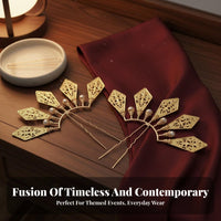 Peony Flower Hair Clip Full of Oriental Charm Tang Period Design Hair Jewelry Vintage Look Chinese Traditional Hairpin for Cosplayers, Actors