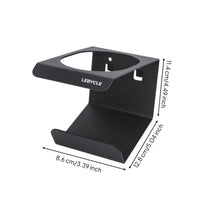 Punched Holes Black Steel Storage Bracket Wall-Mounted Sheet Metal Bracket