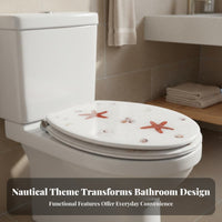 Thickened Design Resin Toilet Seat Easy to Clean Universal Toilet Lid Waterproof Bathroom Fixture Long-Lasting Hinge for Homeowners, Families, DIY Enthusiasts, Home, Restroom, Powder Room