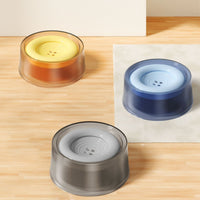 Non-Spill Pet Water Bowl Large-Capacity Floating Disk Bowl Round