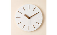 Modern Minimalist Wall Clock Easy Install Nordic Wall Clock Non-Ticking Home Decor for Living Room, Office, Bedroom