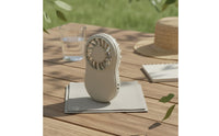 5 Speed Settings Mini Pocket Fan Lightweight USB Rechargeable Fan Fast Charging Powerful Airflow for Travelers, Commuters, Students, Outdoor, Travel, Office, Desk