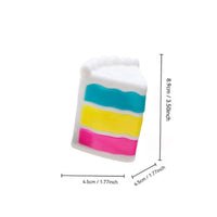 Cake Toy Colorful Design Rainbow Cake Sensory Toy Slow Rising for Adults