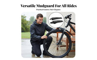 2 Pieces Front and Rear Mudguard Set Easy Installation Front and Rear Mudguard Set Cycle Accessory High Strength Cycling Gear