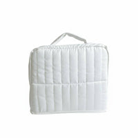 Partitioned Design Upright Makeup Organizer Solid Color Large Capacity Toiletry Bag Portable Cosmetic Case for Women, Travelers, Travel, Business Trip, Home Storage