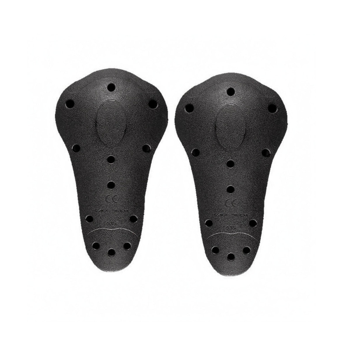 CE Level II Certified Motorcycle Elbow Protectors Molded Plastic Hard-Shell Elbow Guards Vented Design Motorcycle Protective Gear Textured Surface