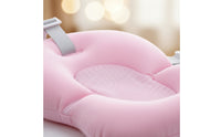 Baby Bath Support Mat Contoured Baby Bath Pad with Straps Supportive Cushioned for Newborns