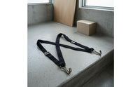 Cross-Back Lifting Strap Metal Hooks Shoulder Lifting Strap Water Resistant Load Bearer