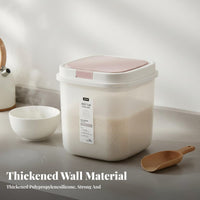 Moisture-Proof Rice Storage Bin Long-Lasting Airtight Rice Container Safe for Pantry
