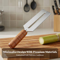 Sugarcane Skin Remover Stainless Steel Sugarcane Peeling Pineapple Skin Remover Versatile Sturdy Duty Fruit Multifunctional