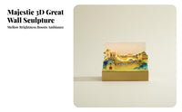 Creative Gift Tear-Remove Art Calendar Includes Display Case 3D Memo Pad Calendar Engraved for Adults, Home Decor, Bedroom, Bedside Table