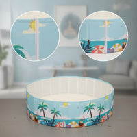 Collapsible Foldable Pool Portable Non-Inflatable Pool Easy Setup Space-Saving for Children, Toddlers, Families, Backyard, Garden, Patio