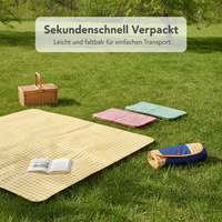 Outdoor Picnic Blanket Camping Mat - Waterproof, Thickened, Portable for Hiking, Beach, and Tent