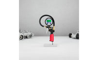 Tire Pressure Inflator Gauge Ergonomic Grip Analog Tire Pressure Gauge Simple Automotive Tool for Mechanics, Auto Shop