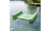 Lounging Inflatable Water Lounge Foldable Floating Lounge Bed for Pool