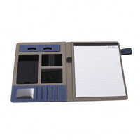 Portfolio with Notepad Professional Business Portfolio Document Folder Hardwearing Conference Folder Multi-Functional