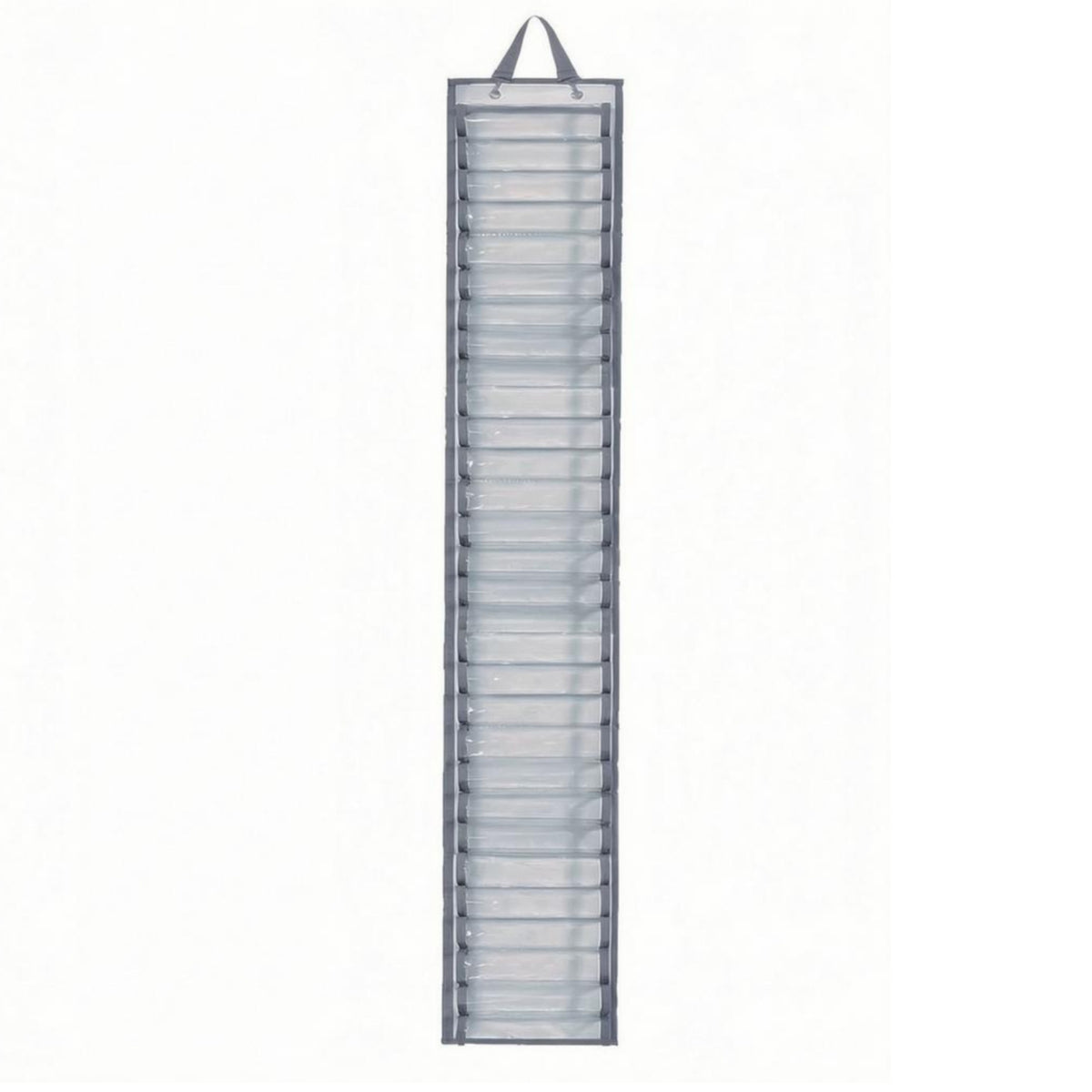Sturdy Hanging Roll Organizer Cylindrical Slots Vertical Roll Storage Bag Oxford Cloth Vinyl Storage Organizer PVC