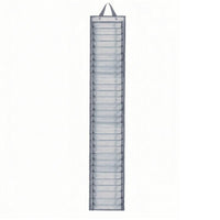 Sturdy Hanging Roll Organizer Cylindrical Slots Vertical Roll Storage Bag Oxford Cloth Vinyl Storage Organizer PVC